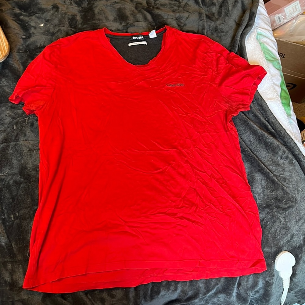 Calvin Klein red t-shirt